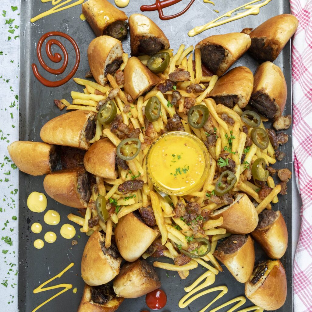 4th of July Burger Platter