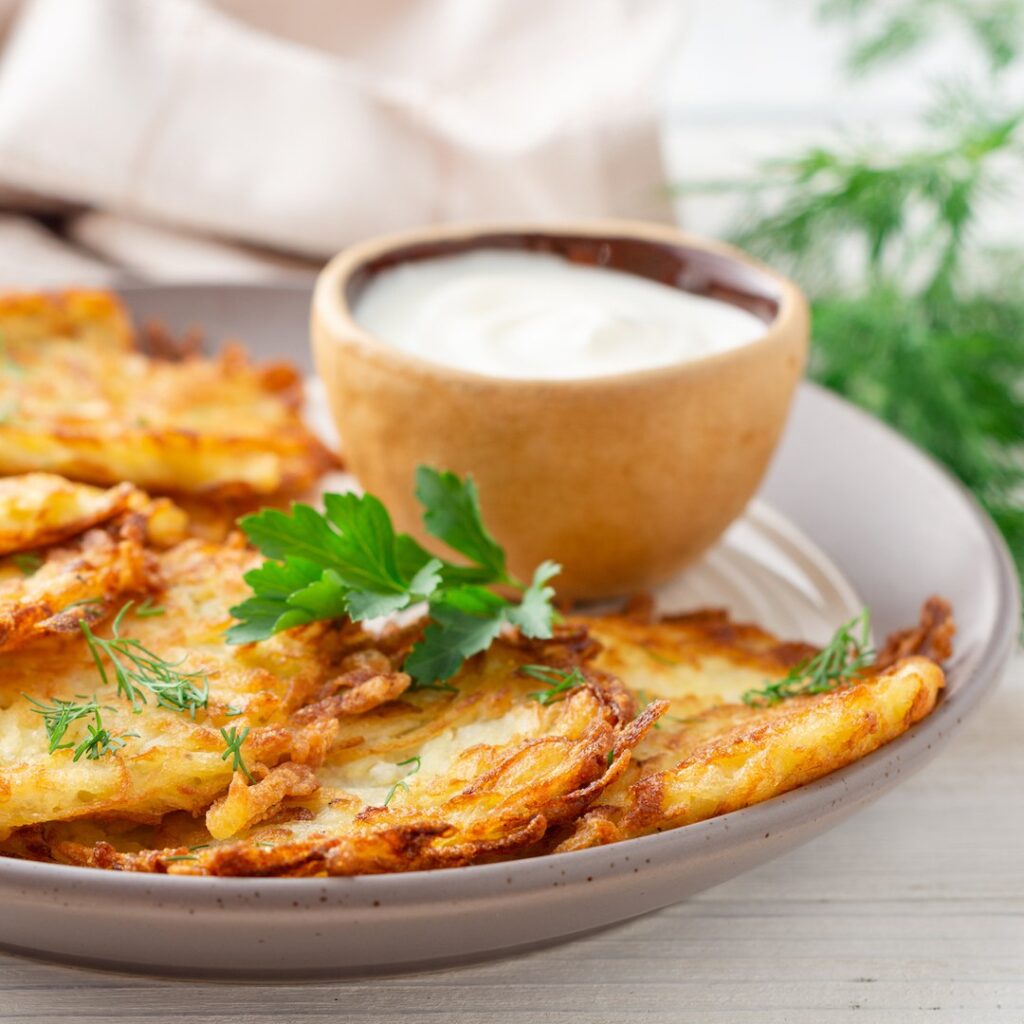 Rostis de pommes de terre et oignon