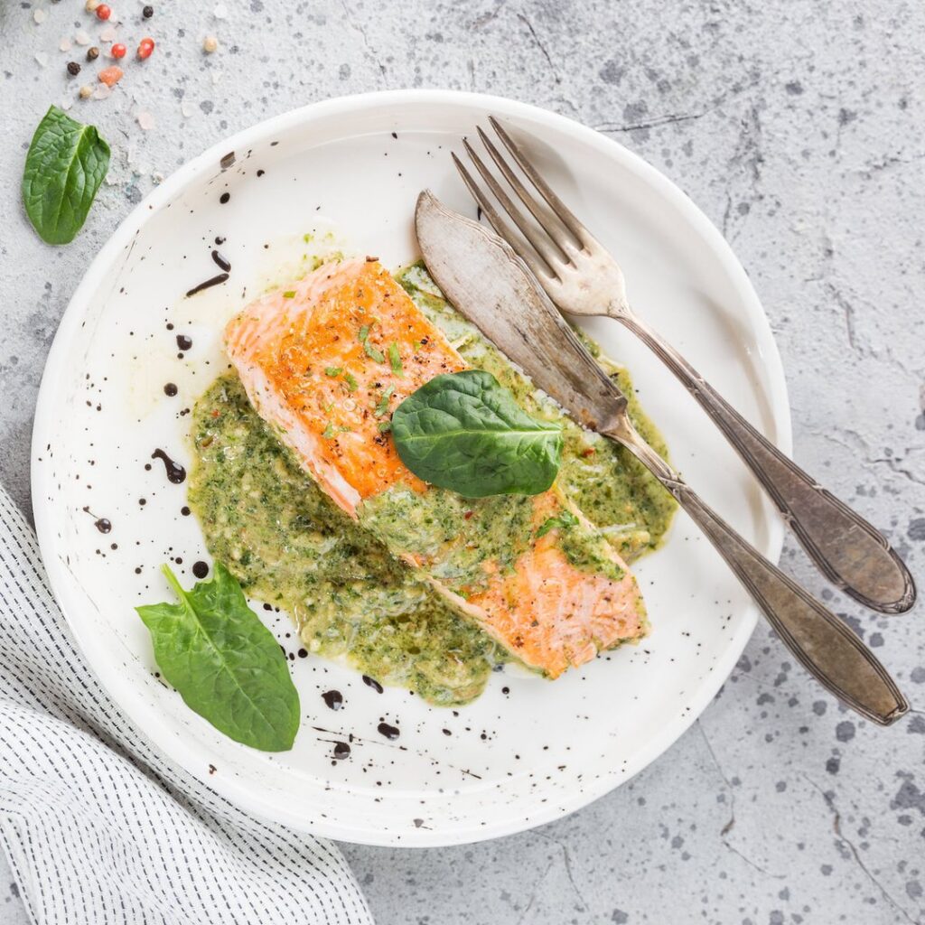 Sauce pour saumon
