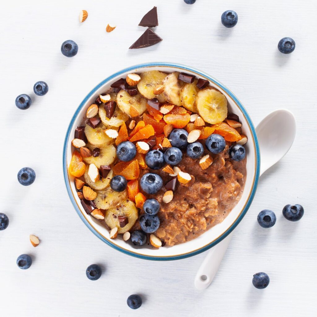 Petit déjeuner healthy sucré