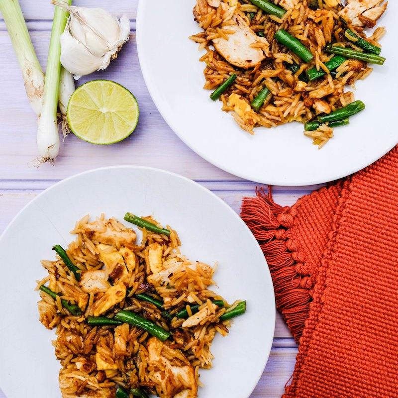 Nasi goreng au poulet