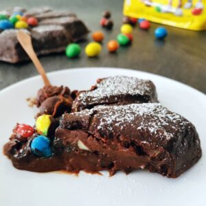 Brownie sans lactose à la crème coco et noix du Brésil