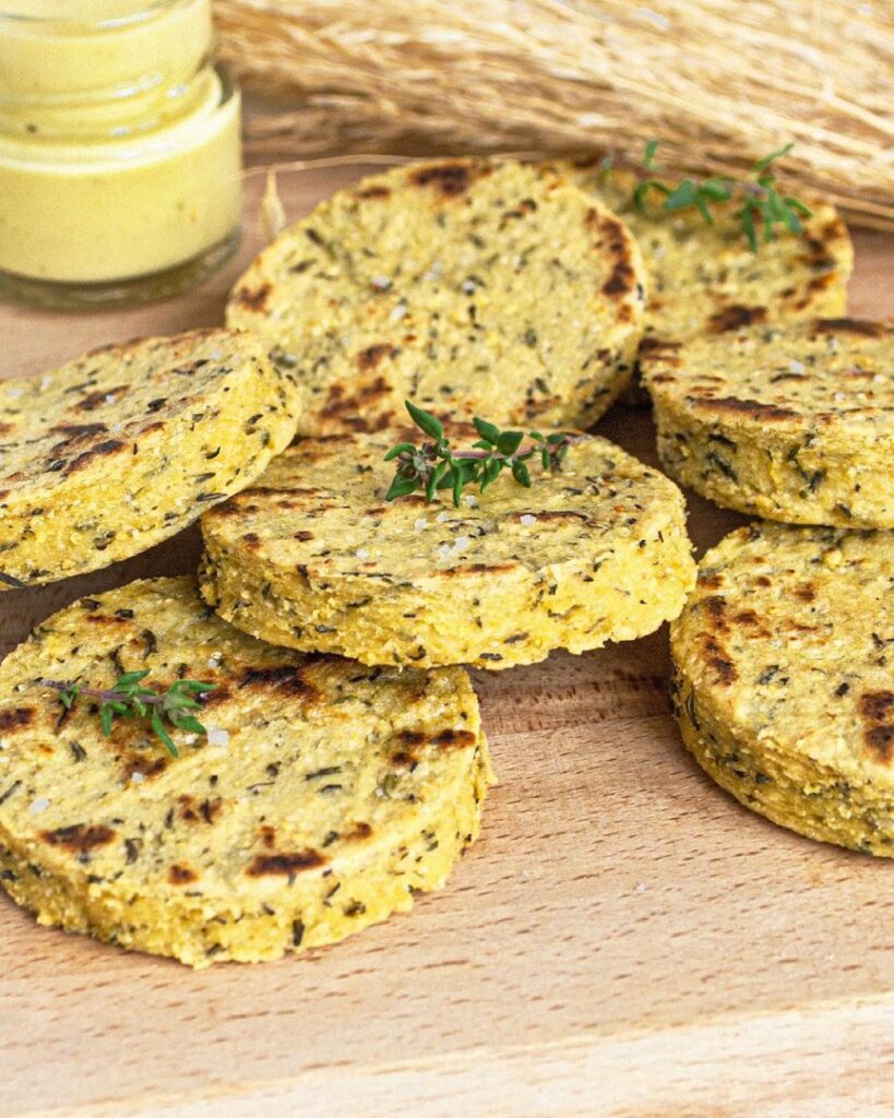 Panisses au thym