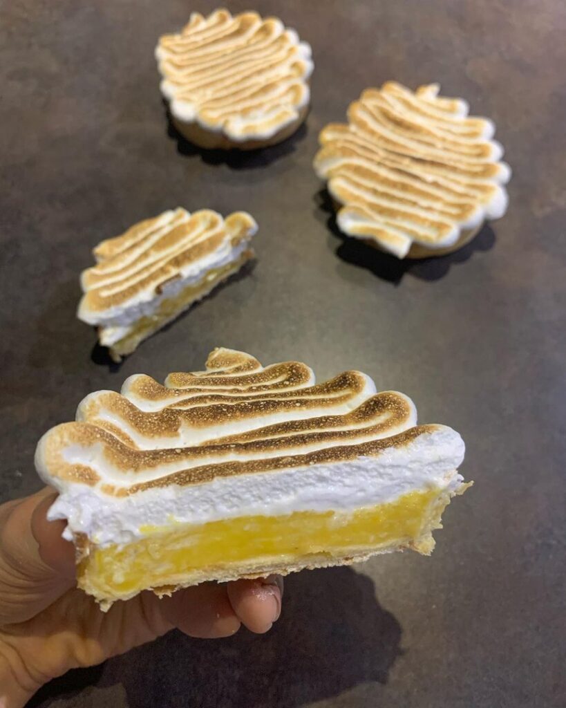 Tarte au citron meringuée allégée