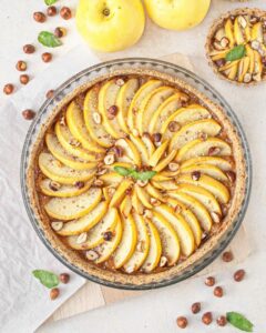 Tarte aux pommes noisettes