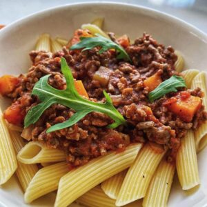 Penne bolognaises