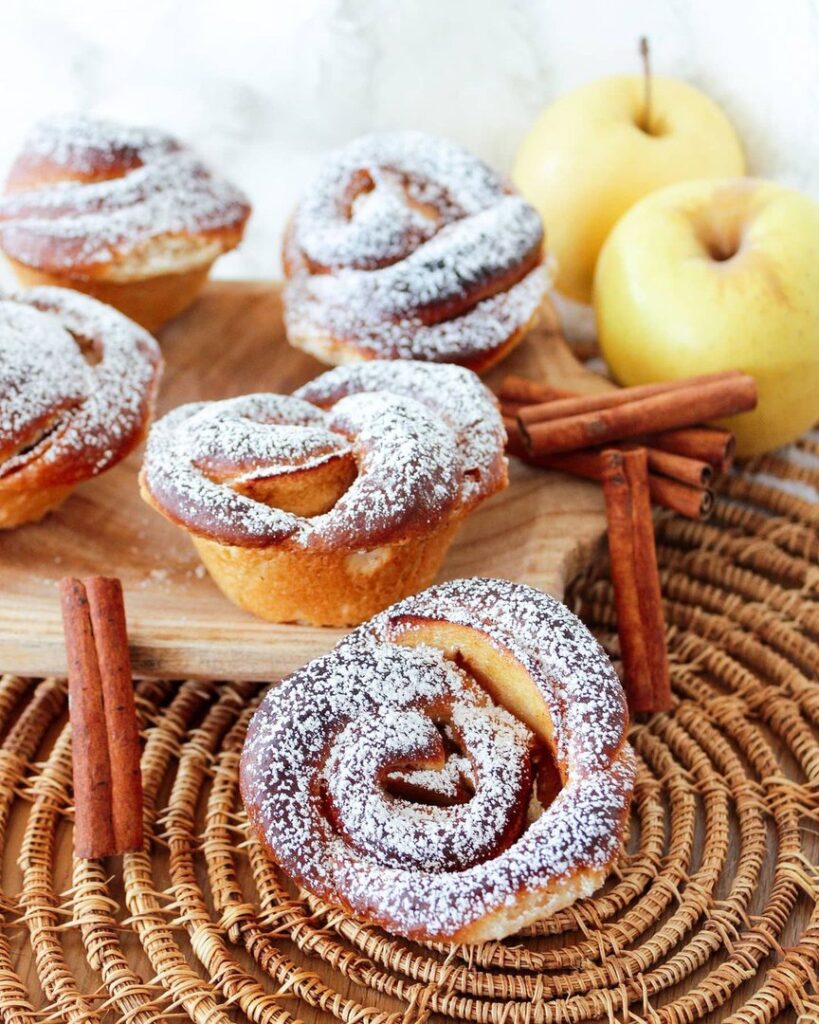 Petites brioche pomme cannelle