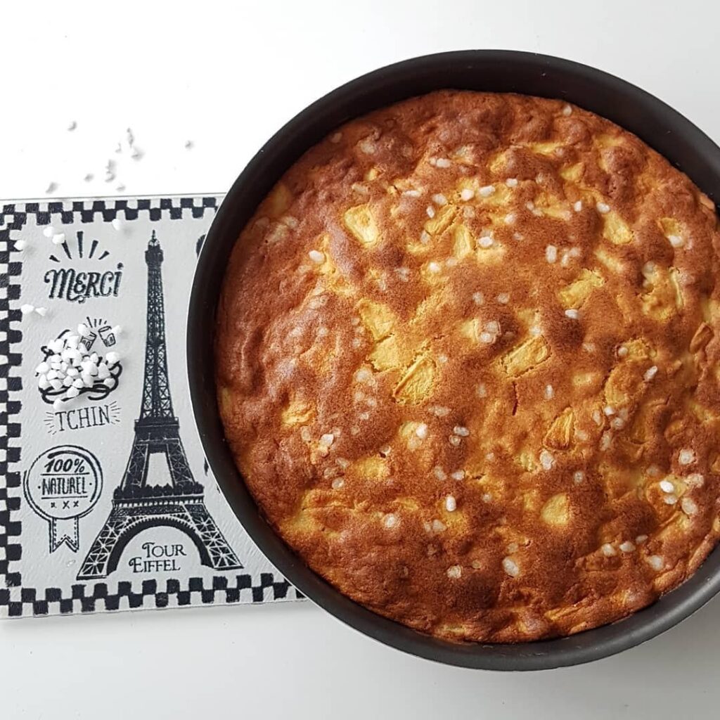 Gâteau madeleine aux pommes
