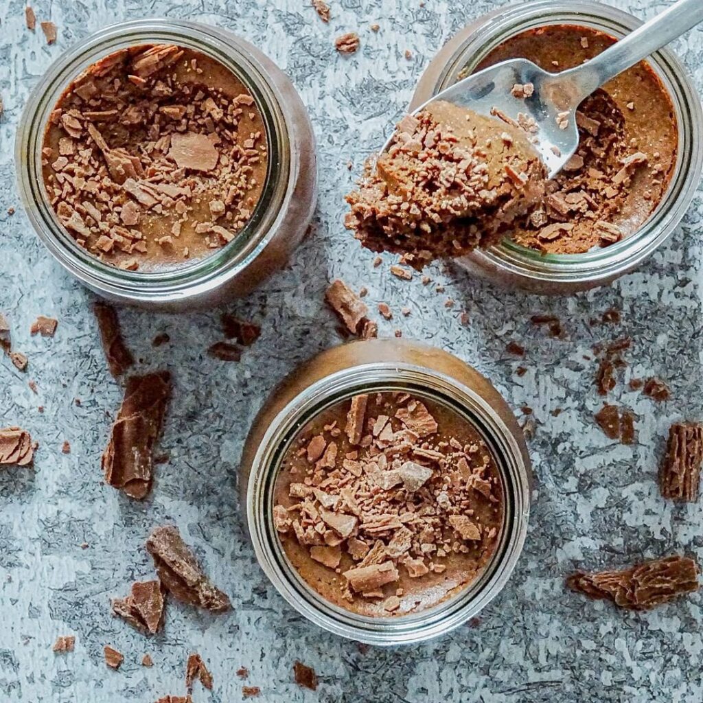 Mousse au chocolat légère au miel