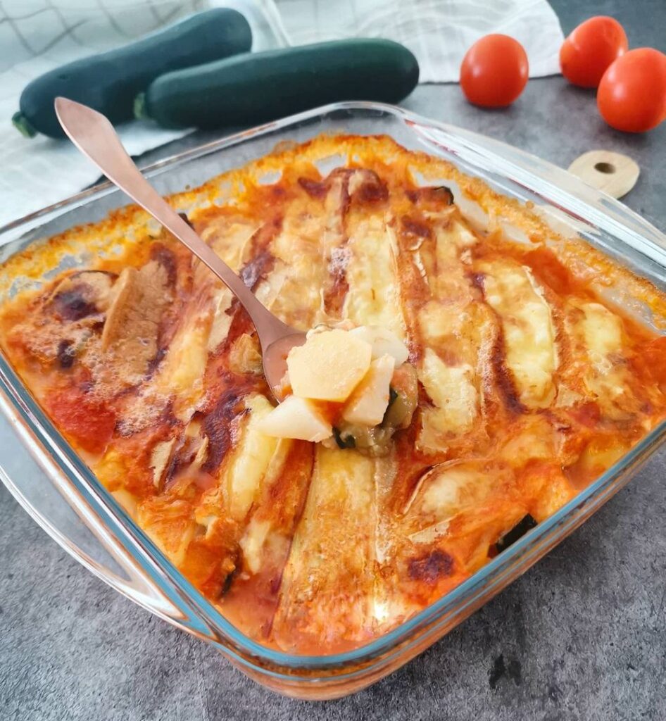 Gratin de légumes au reblochon