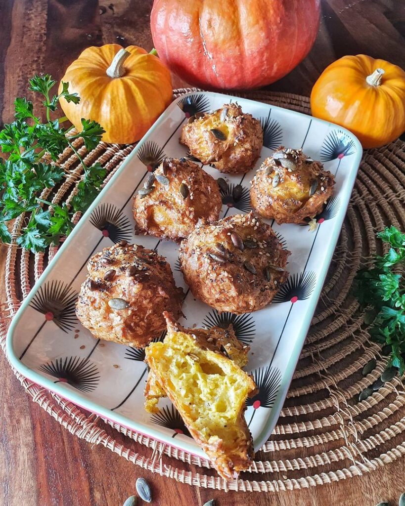 Gougères potiron emmental