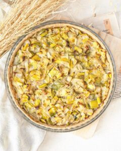 Tarte au poireaux