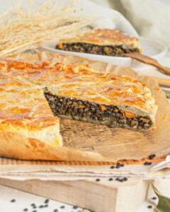 Tourte de lentilles