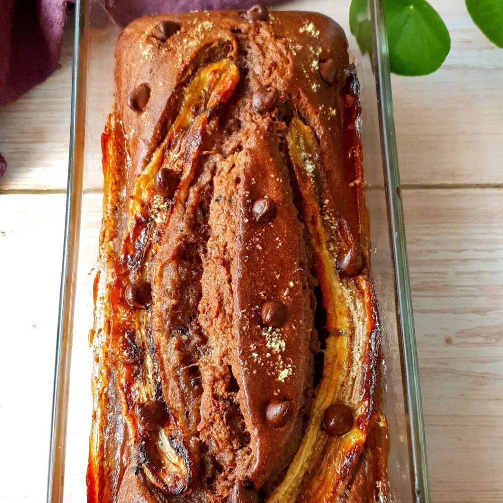 Gâteau bananes chocolat