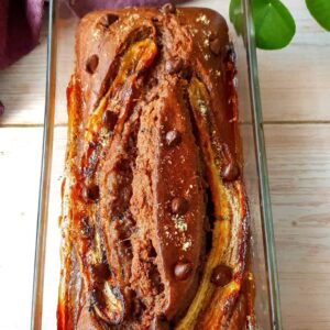 Gâteau bananes chocolat