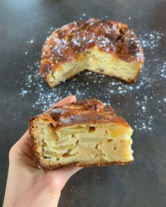 Fondant aux pommes et à la cannelle