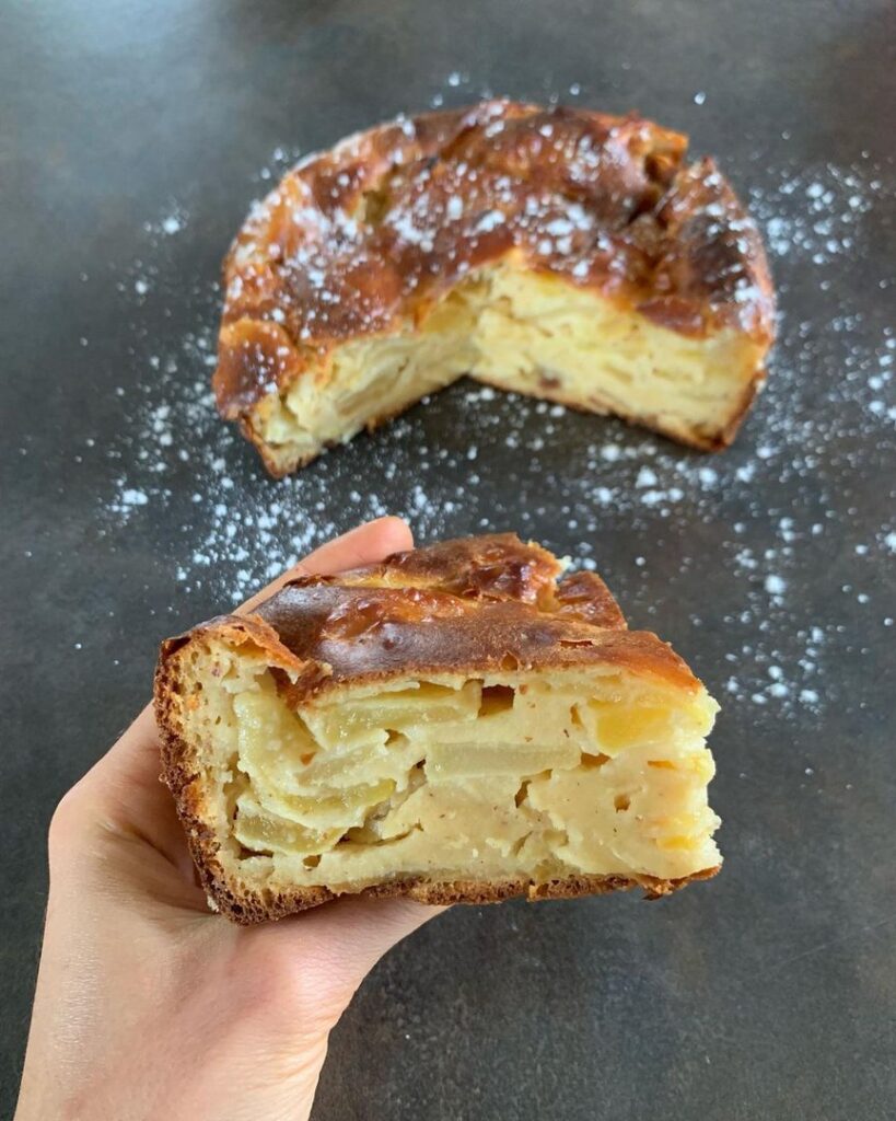 Fondant aux pommes et à la cannelle