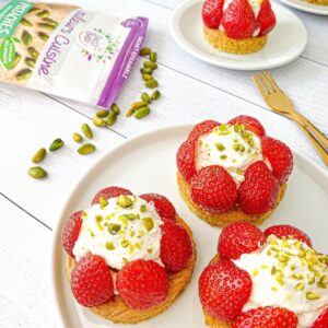 Tartelette fraise pistache