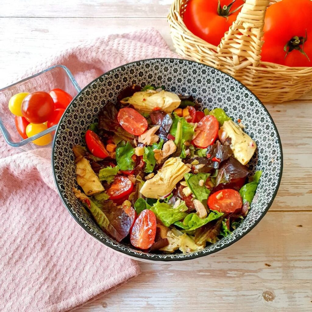 Salade de thon et artichauts