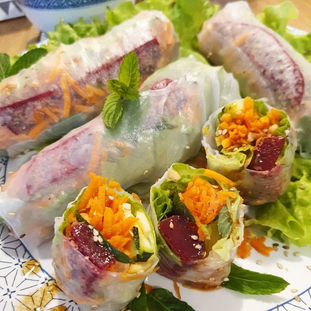 Rouleaux de printemps veggie