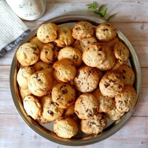 Cookies chocolat noir et chocolat au lait