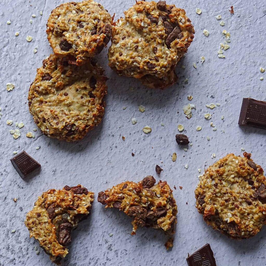 Biscuits sésame et chocolat