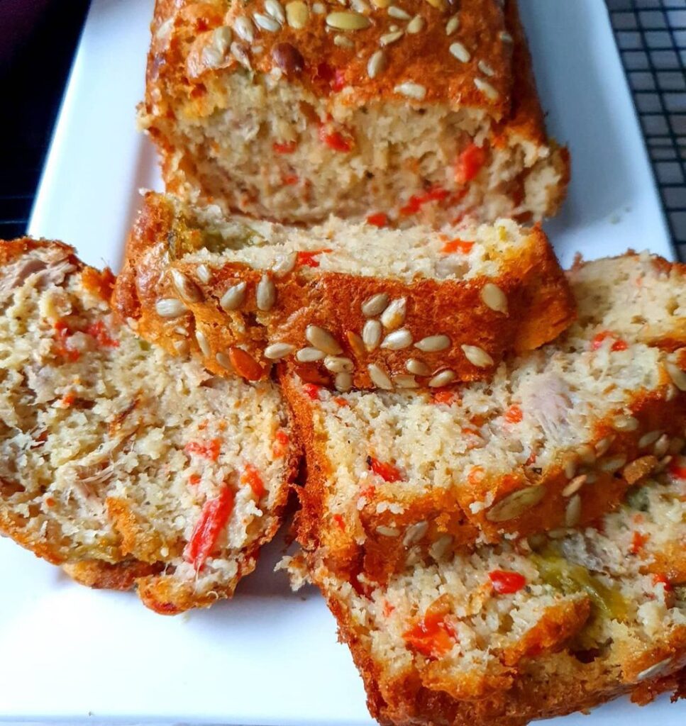 Cake thon poivrons marinés