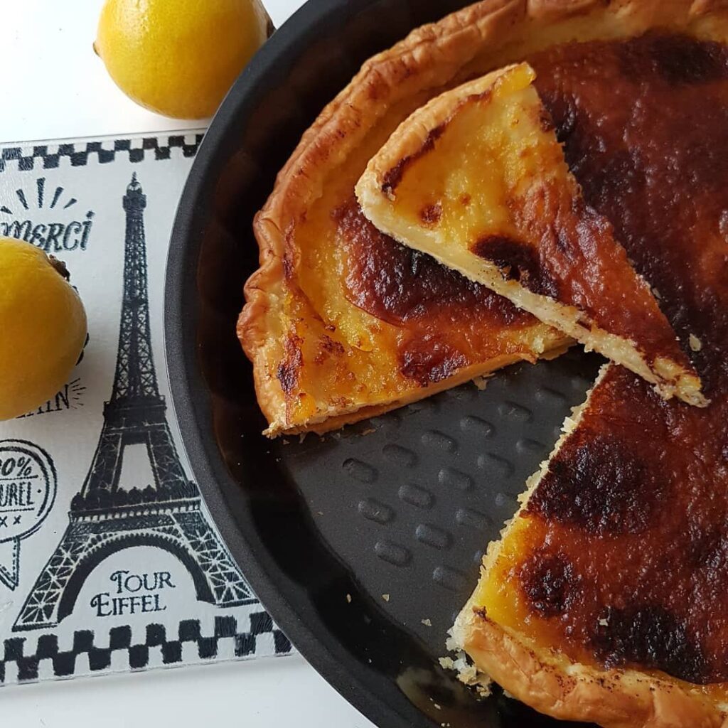 Tarte à la crème au citron