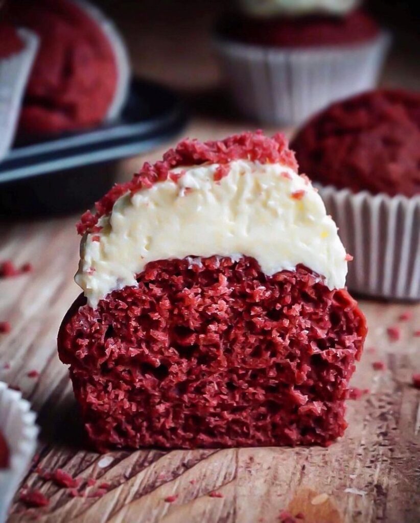 Cupcakes façon red velvet