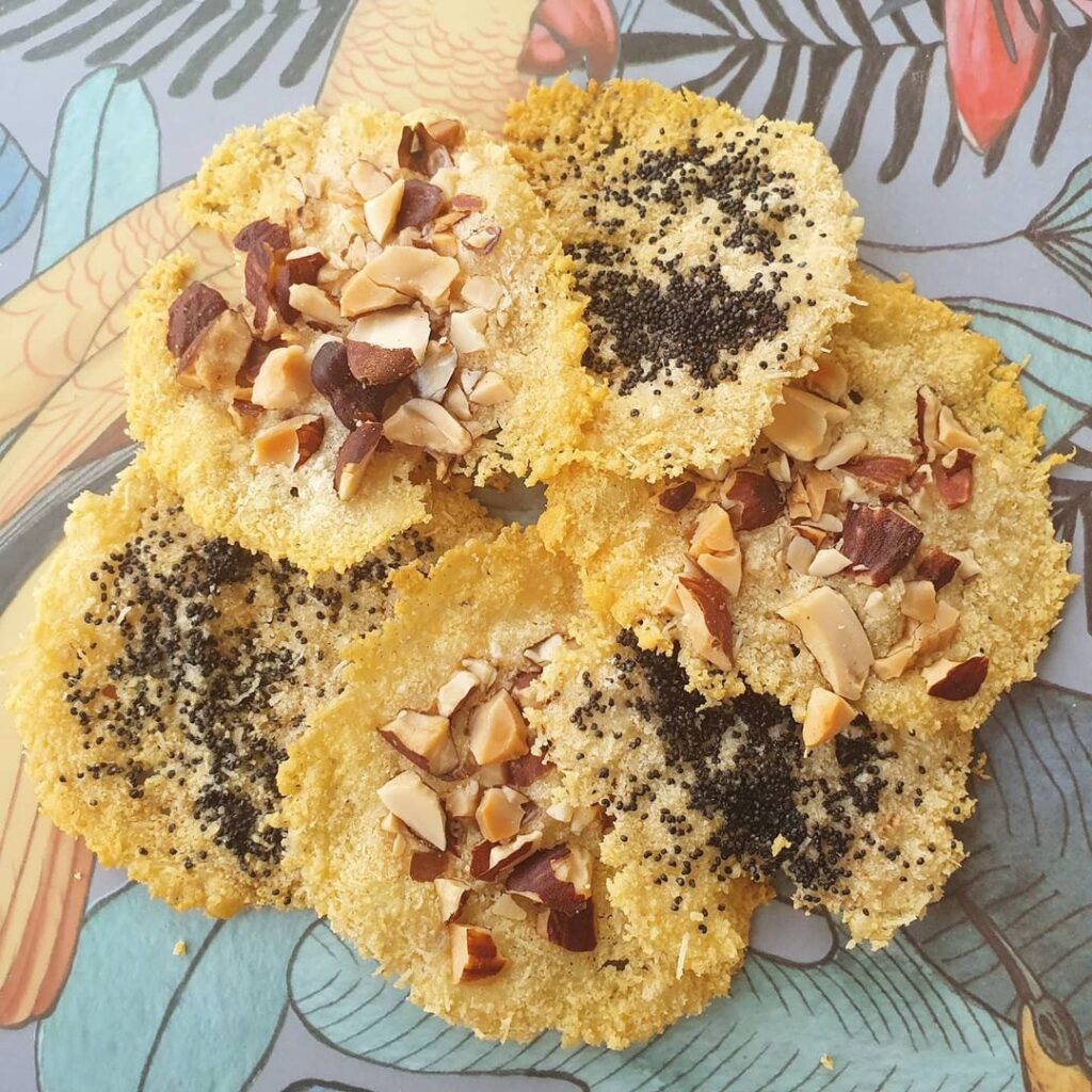 Des ptis crackers de parmesan ultra croustillants
