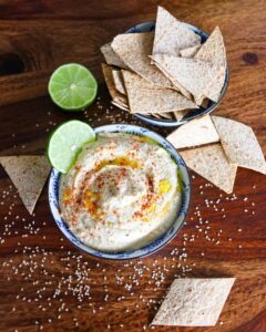 Houmous sésame et citron confit