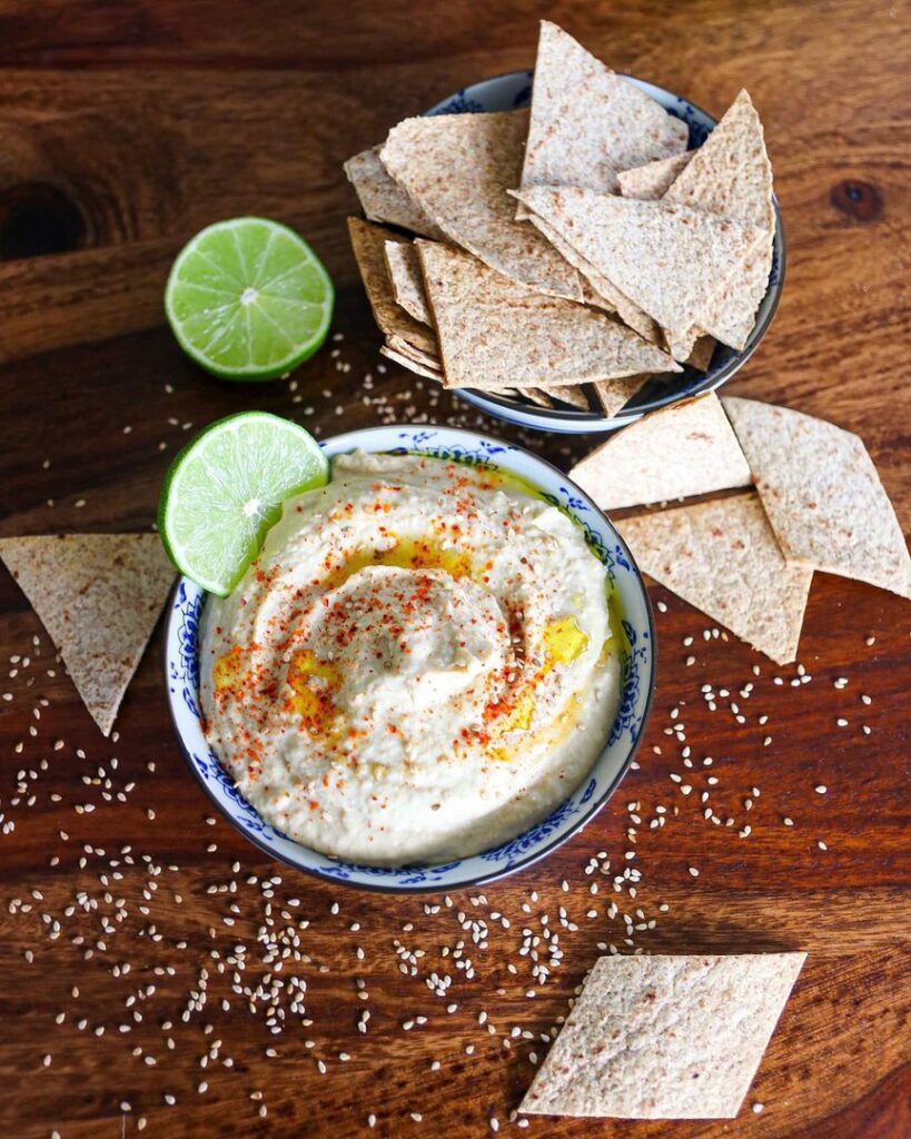 Houmous sésame et citron confit