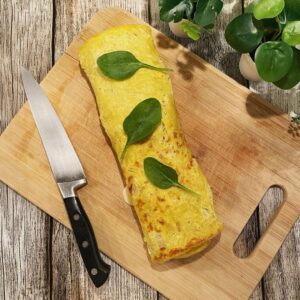 Omelette roulée façon tartiflette