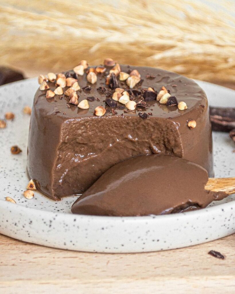 Flamby au chocolat healthy et vegan