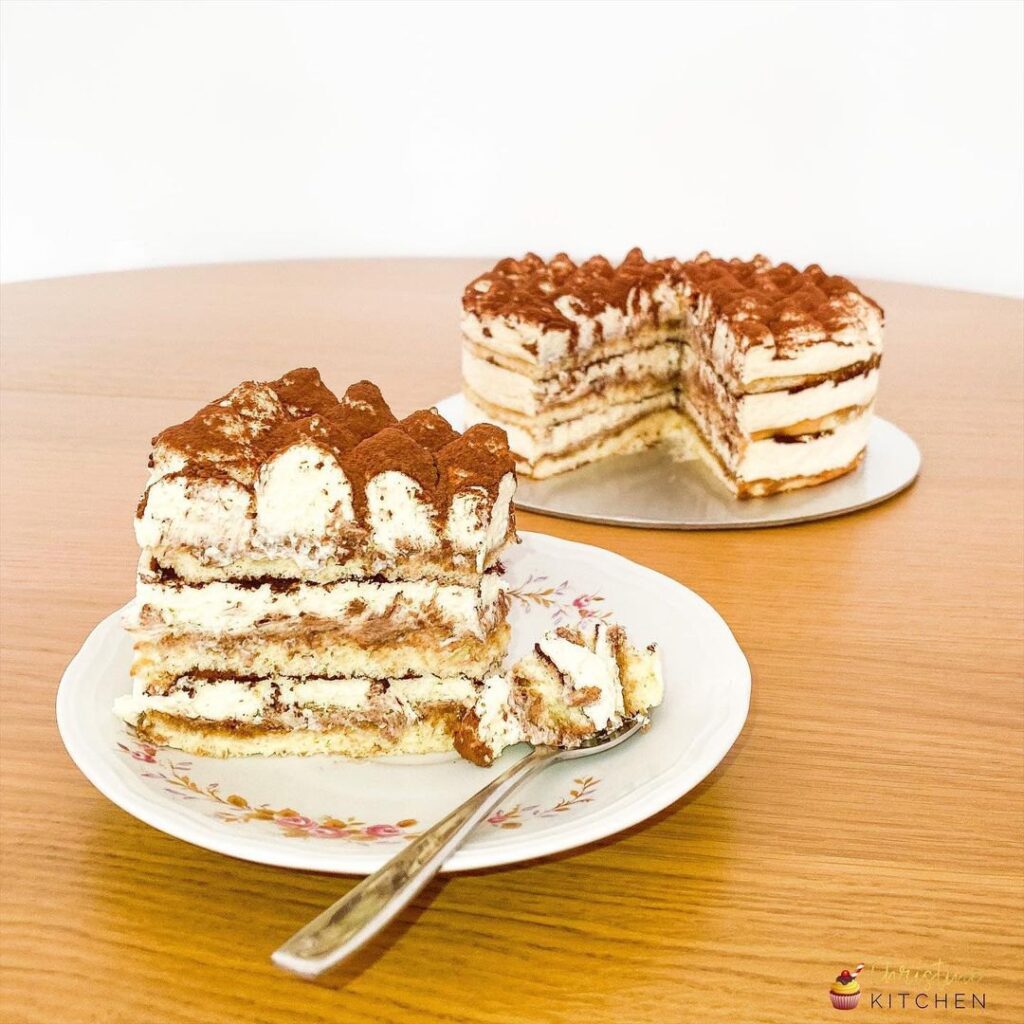 Tiramisu démoulé