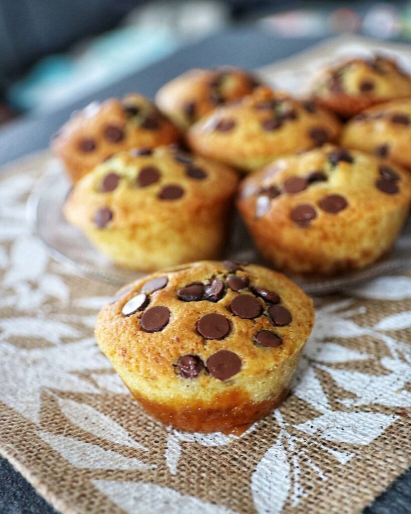 Muffins chocolat et caramel beurre salé
