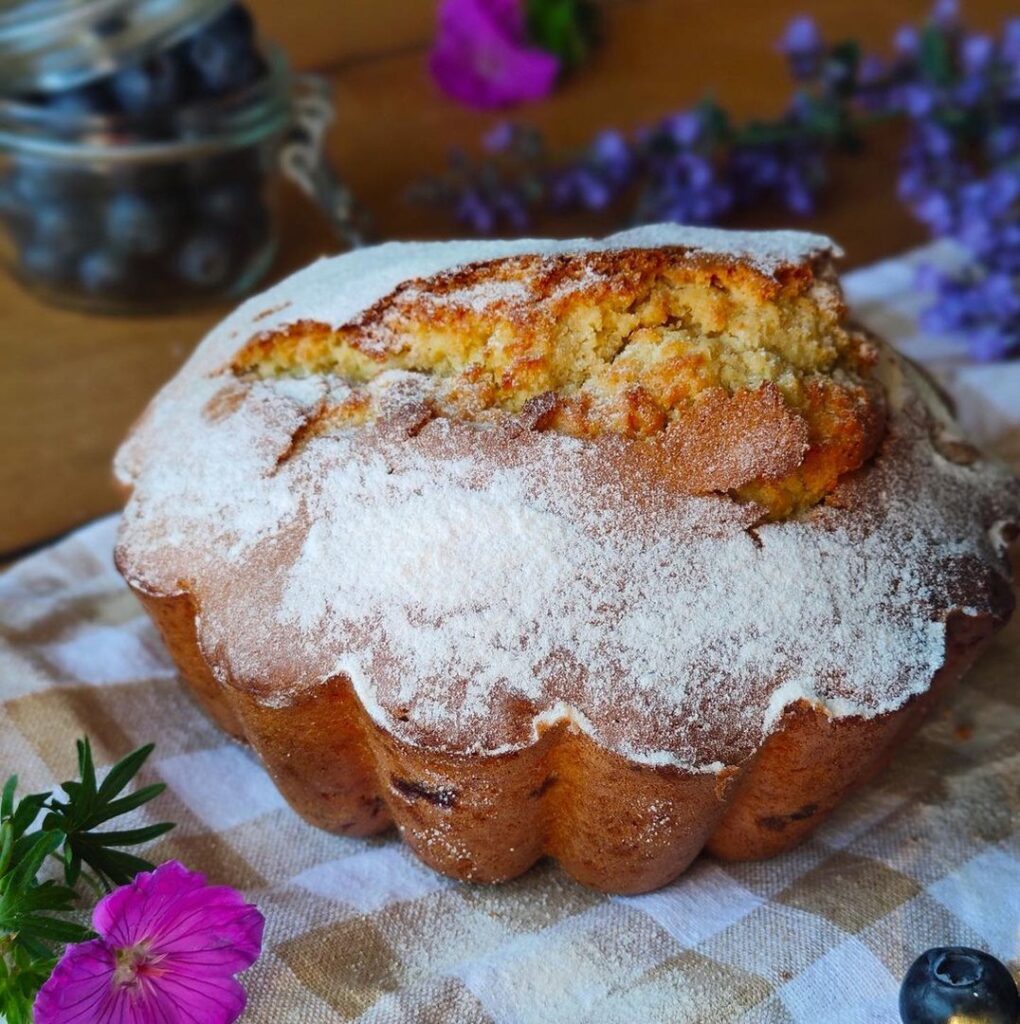 Tourte des pyrénées à la myrtille