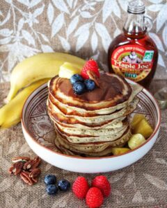Pancakes moelleux express à la banane