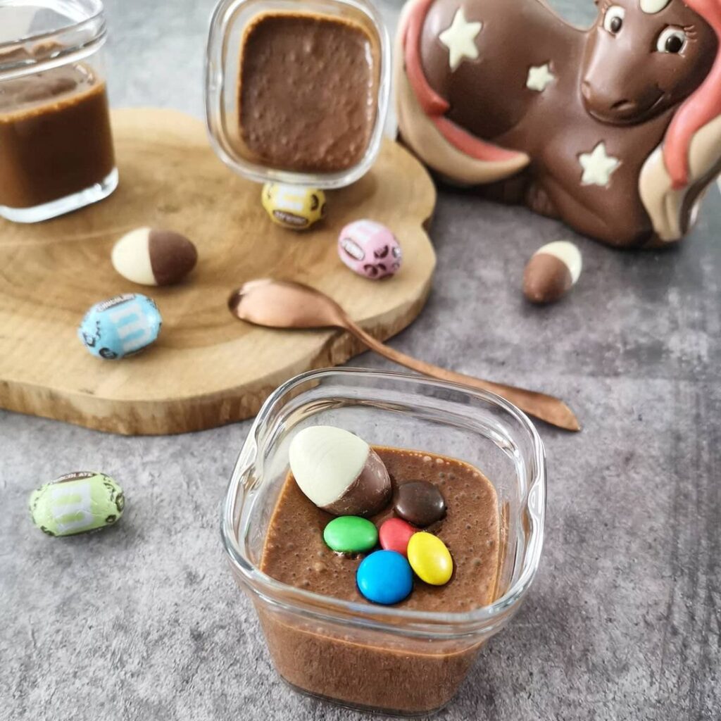Mousse aux chocolats de pâques