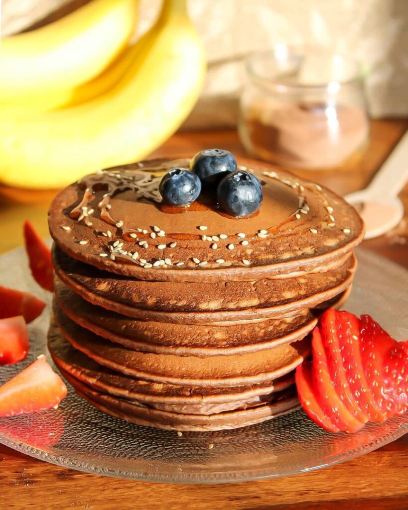 Pancakes moelleux choco-banane