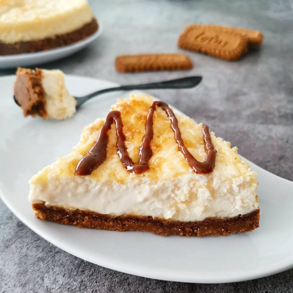 Cheesecake saint-morêt au sirop d&rsquo;érable, facile et sans sucre blanc