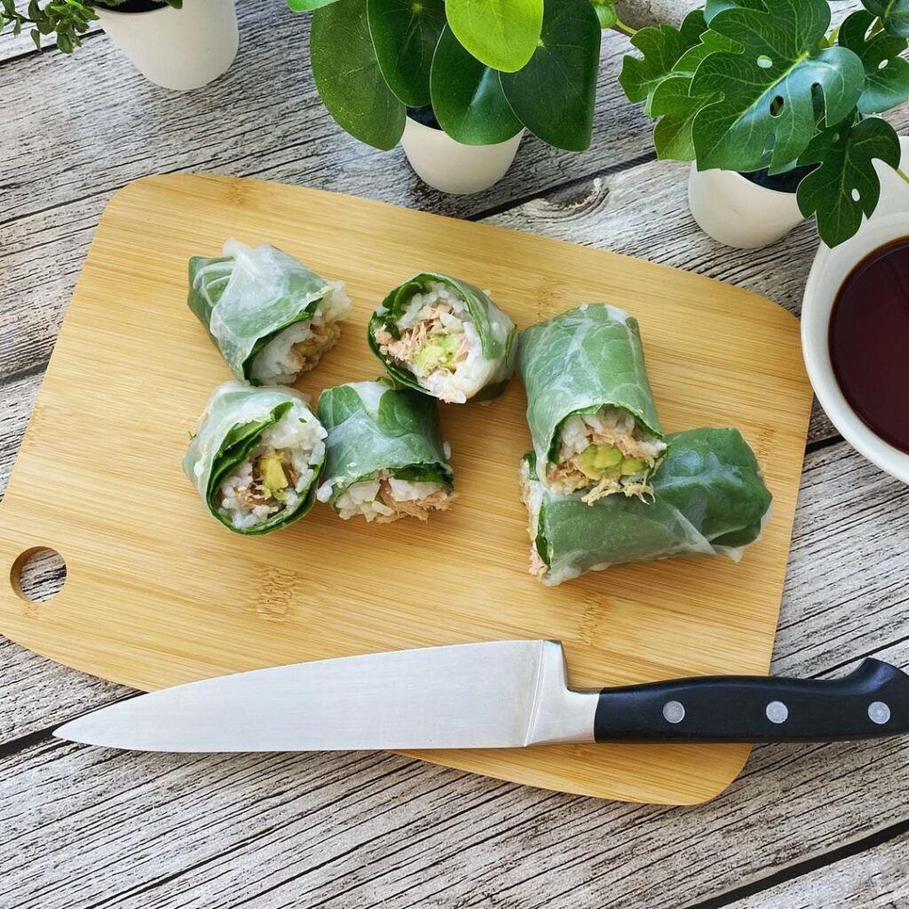 Makis printemps au thon et avocat
