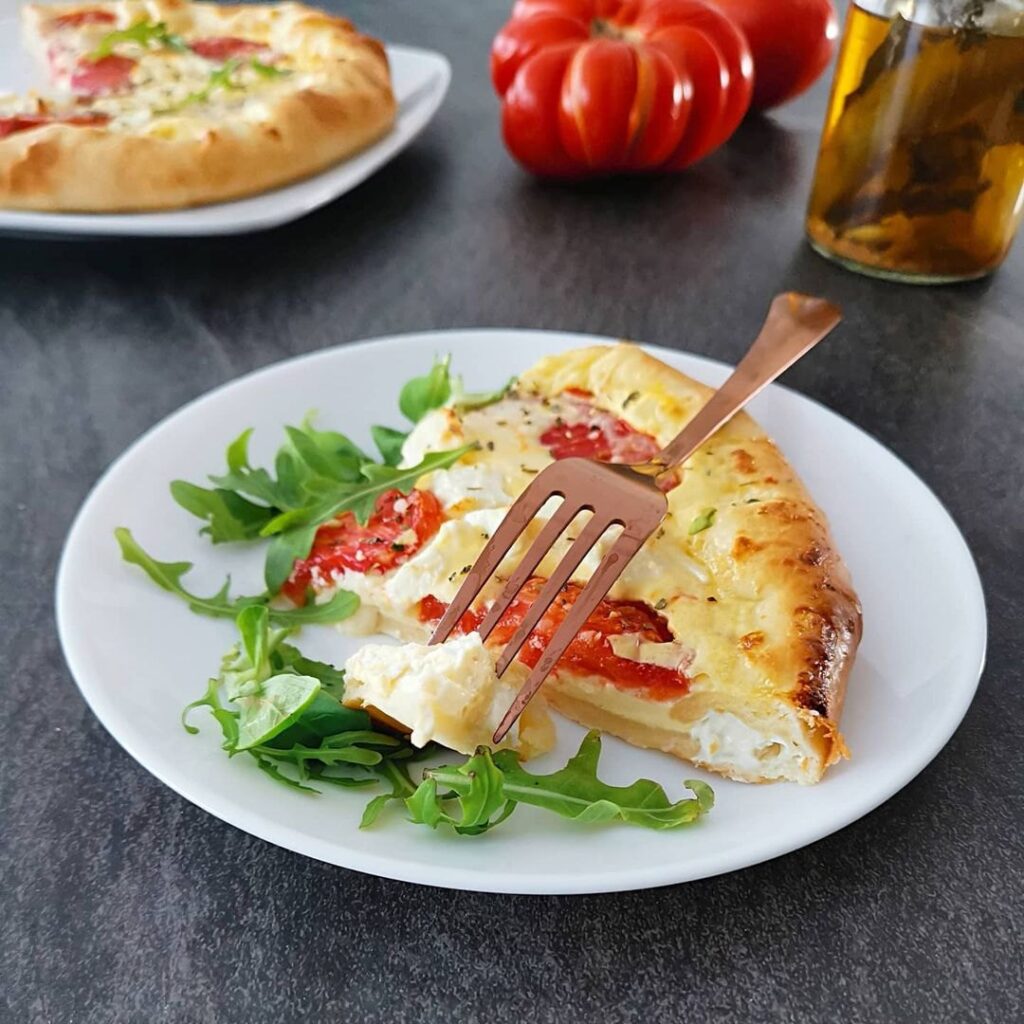 Pizza fêta tomates