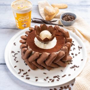 Gâteau tiramisu zigzag