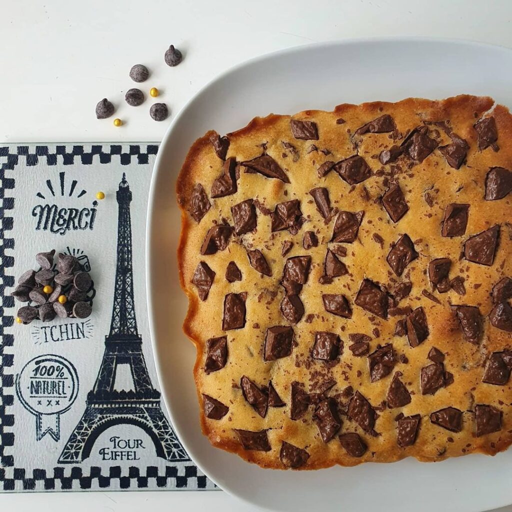 Cookie géant au chocolat au lait