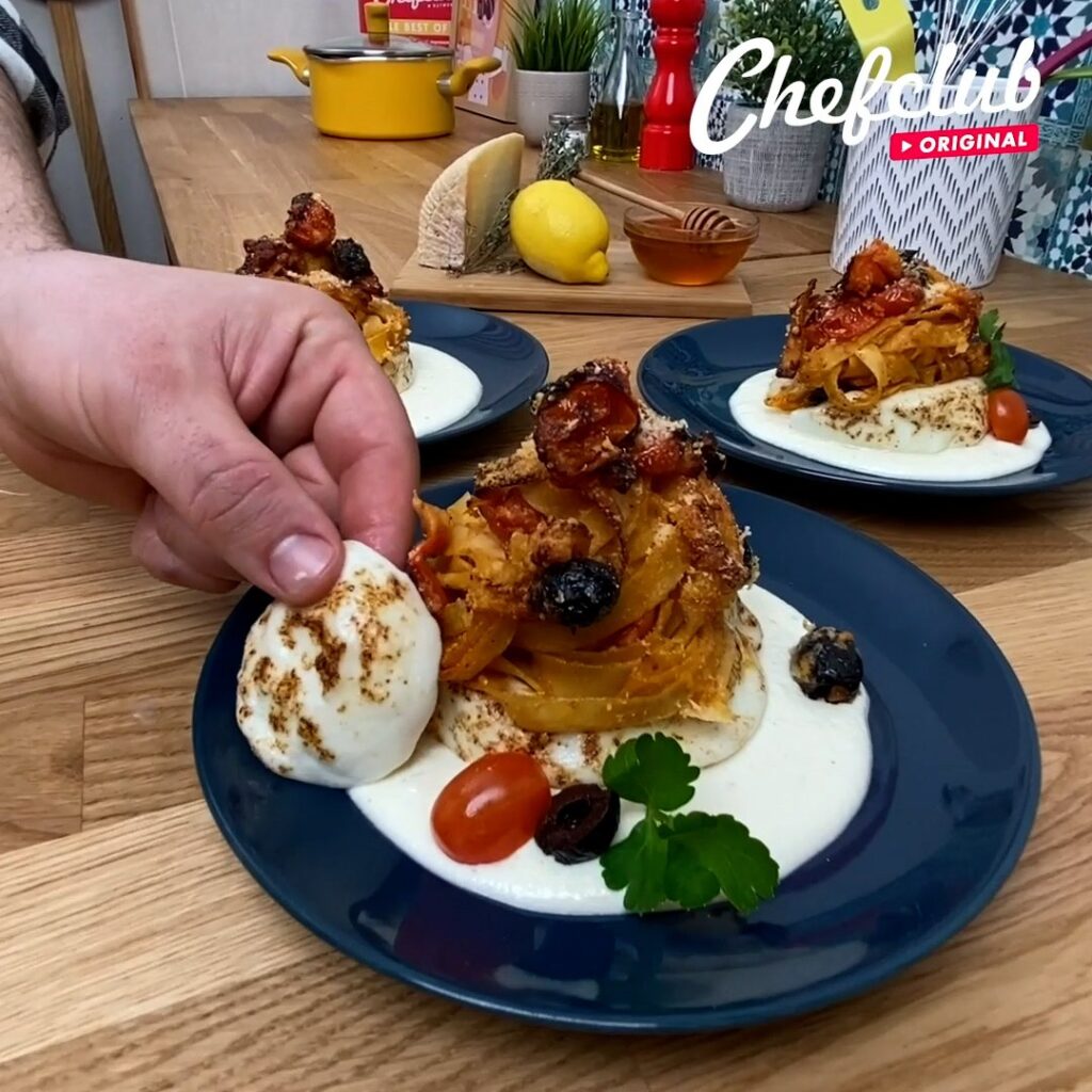 Tagliatelles crémeuses aux 3 fromages