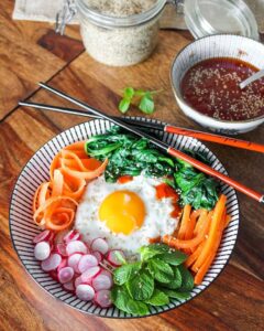 Bibimbap végétarien