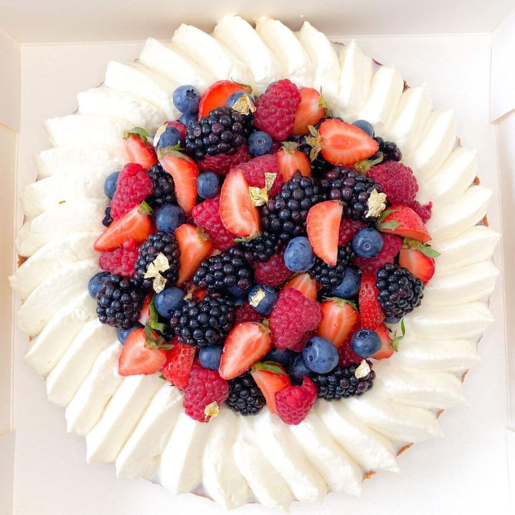 Tarte fruits rouges