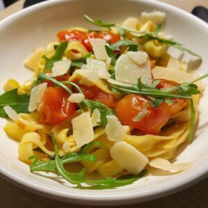 Tagliatelles aux tomates cerises