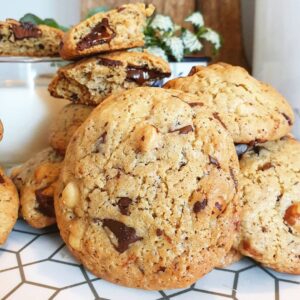Crousty-moelleux cookies